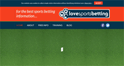 Desktop Screenshot of lovesportsbetting.com
